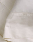 Classico Hemstitch Cotton Sateen Sheet Set - Ivory