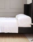Sheena Bamboo Sateen Sheet Set - White