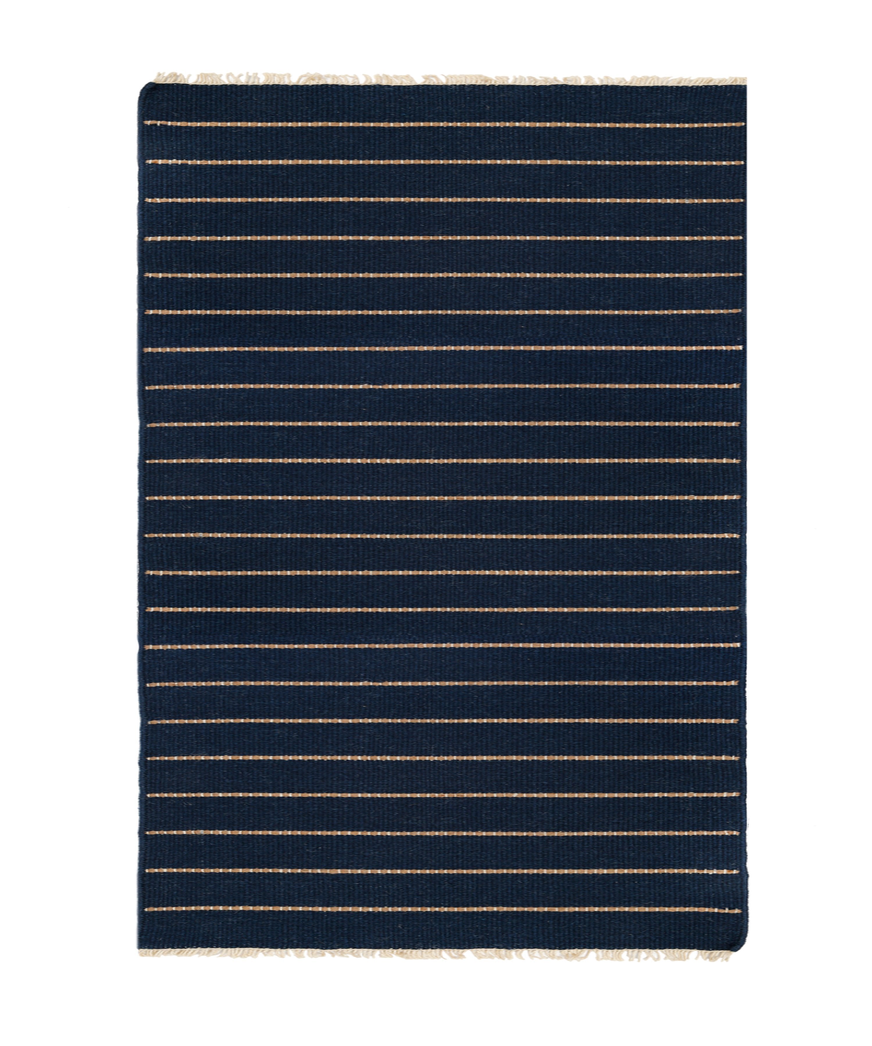 WARBY HANDWOVEN RUG - NAVY-Pom Pom at Home