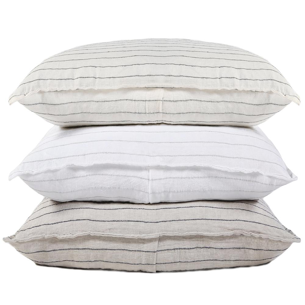 BLAKE - CREAM/GREY-DUVETS &amp; SHAMS-Pom Pom at Home