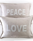 Love & Peace Pillows-Decorative Pillow-Pom Pom at Home