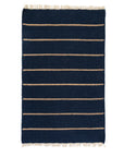 Warby Handwoven Rug - Navy