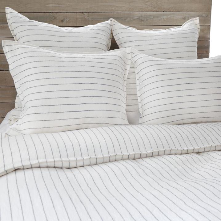 BLAKE - CREAM/GREY-DUVETS &amp; SHAMS-Pom Pom at Home