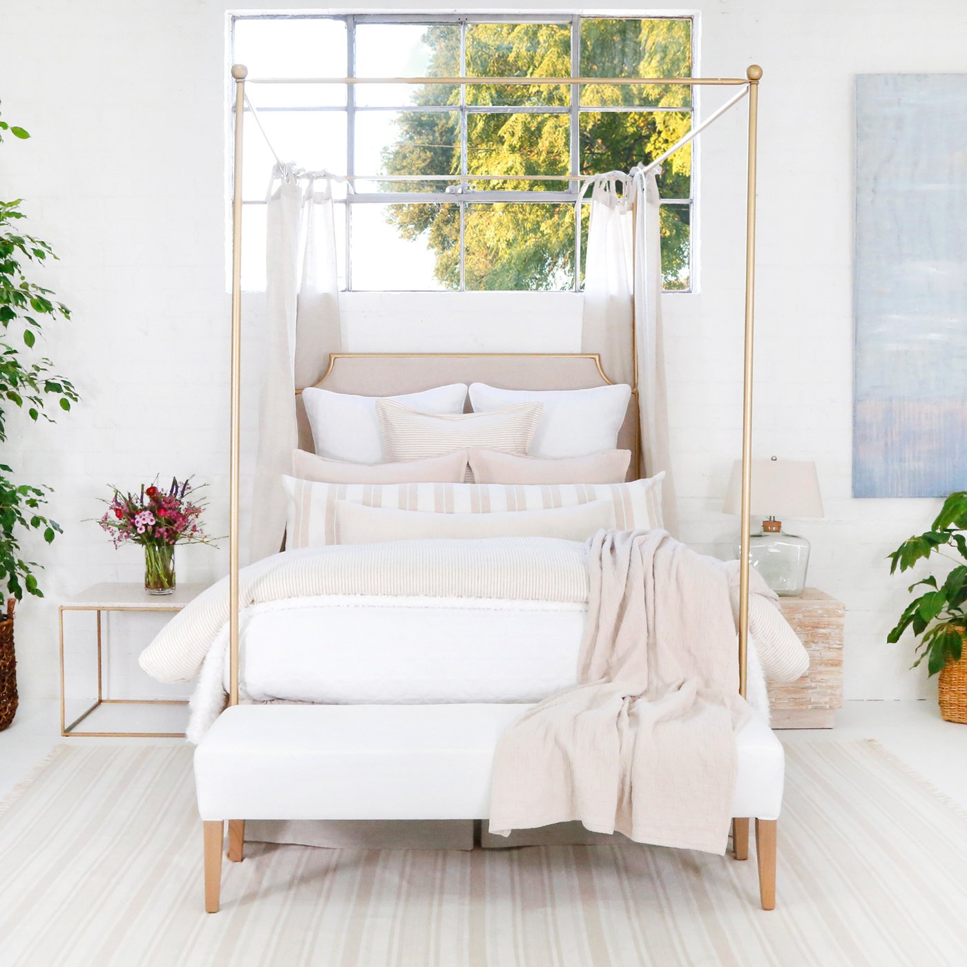 Connor - IVORY/AMBER-Pom Pom at Home