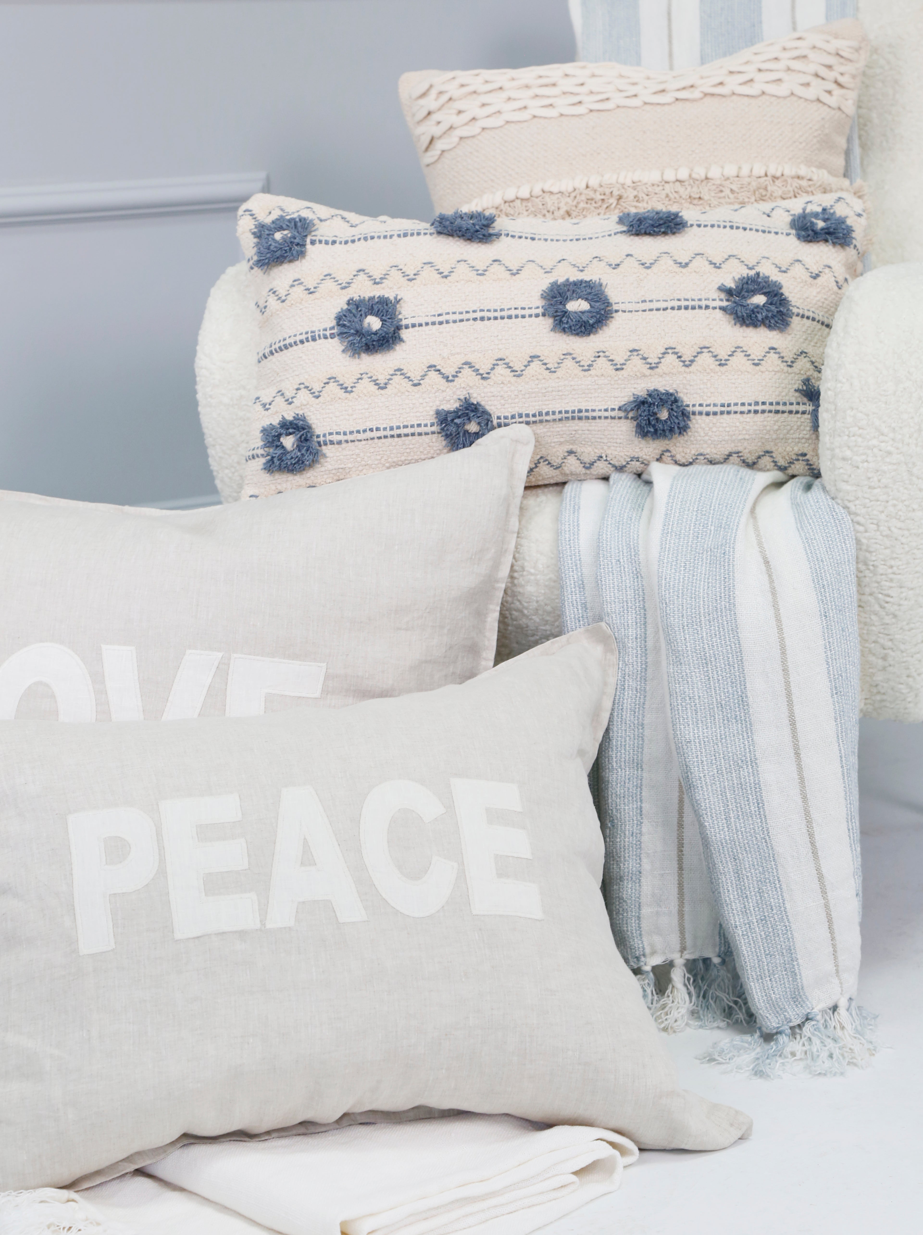 Love &amp; Peace Pillows